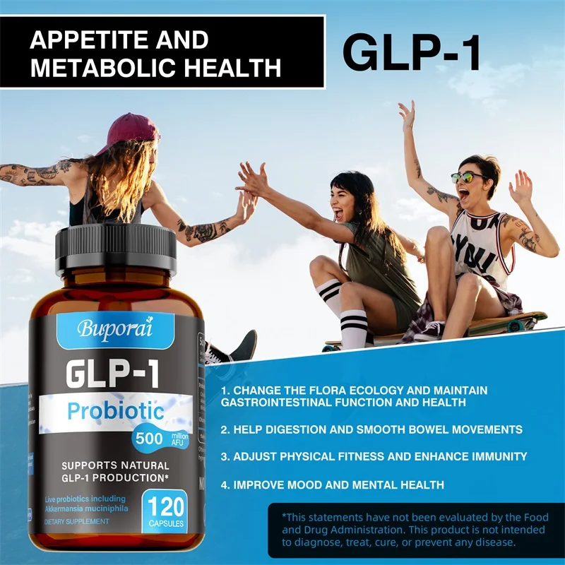 GLP-1 Probiotic Capsules - Natural Digestion, Constipation and Bowel Movement Relief, Gut Health, Boost Metabolism - Image 6