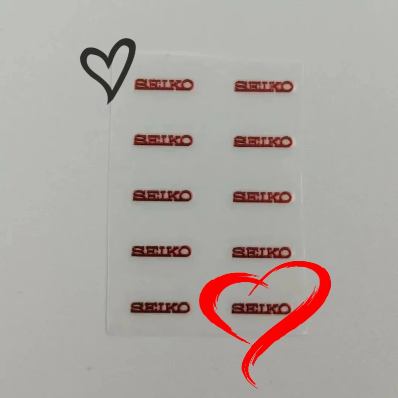 

10Pcs Metal S Sticker Logo Studs for Watch Dial Labeling and Repair