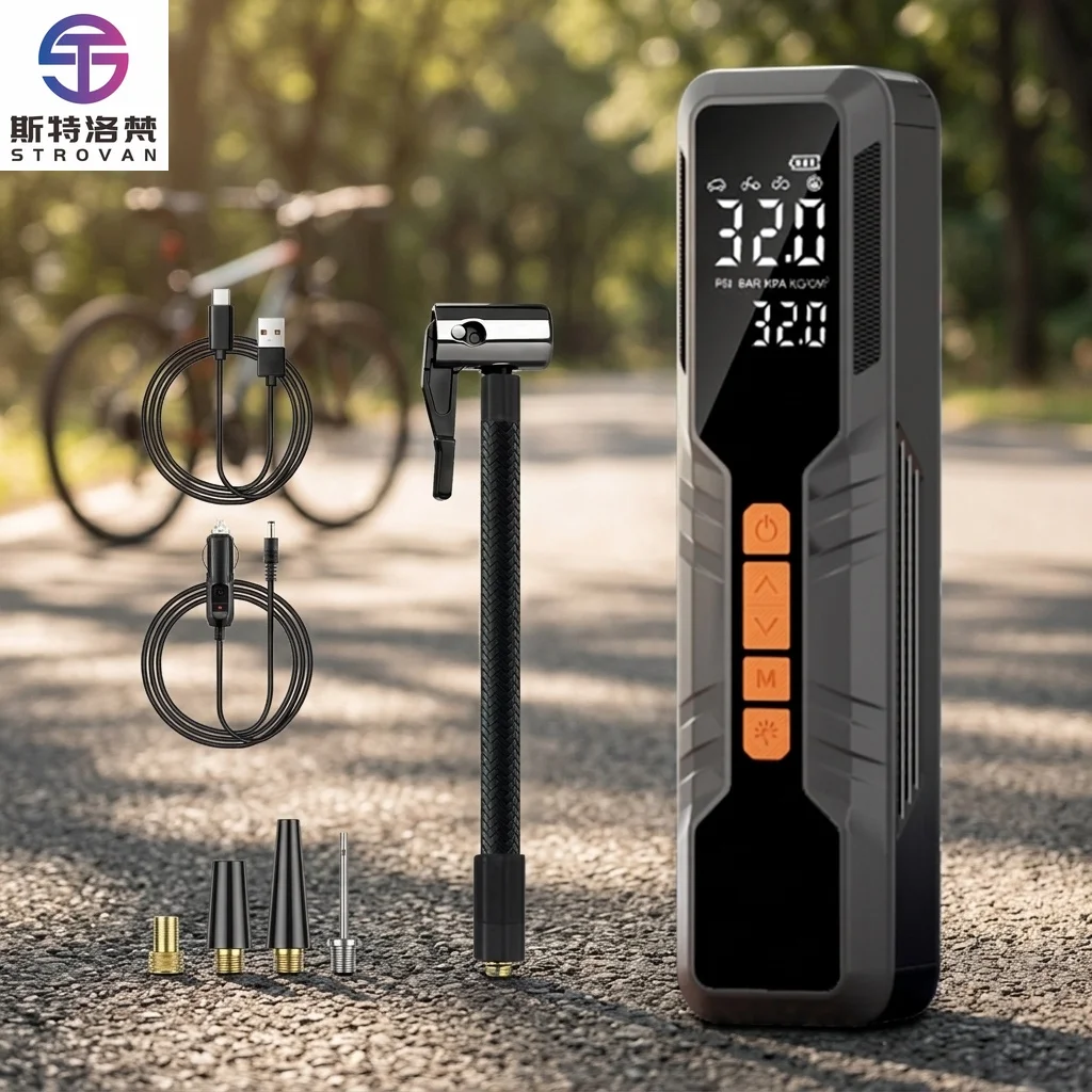 Emergency Use Portable Tire Inflator Pump Wireless Tyre Inflator Compressor