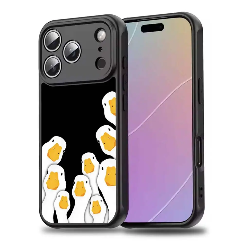 Cartoon Funny D-Duck Phone Case For iPhone 17,16,15,14,13,12,11,Pro,Max,Plus,Mini,SE4,E Magnetic Magsafe Wireless Charging