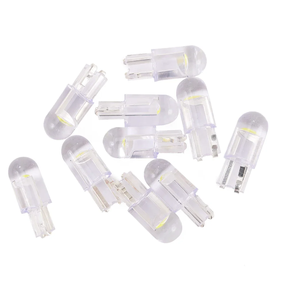 Parts COB Led Lights Replacement Side Light 10x Accessories Bulbs Canbus Car DC 12V Sidelight T10 501 White 0.15A