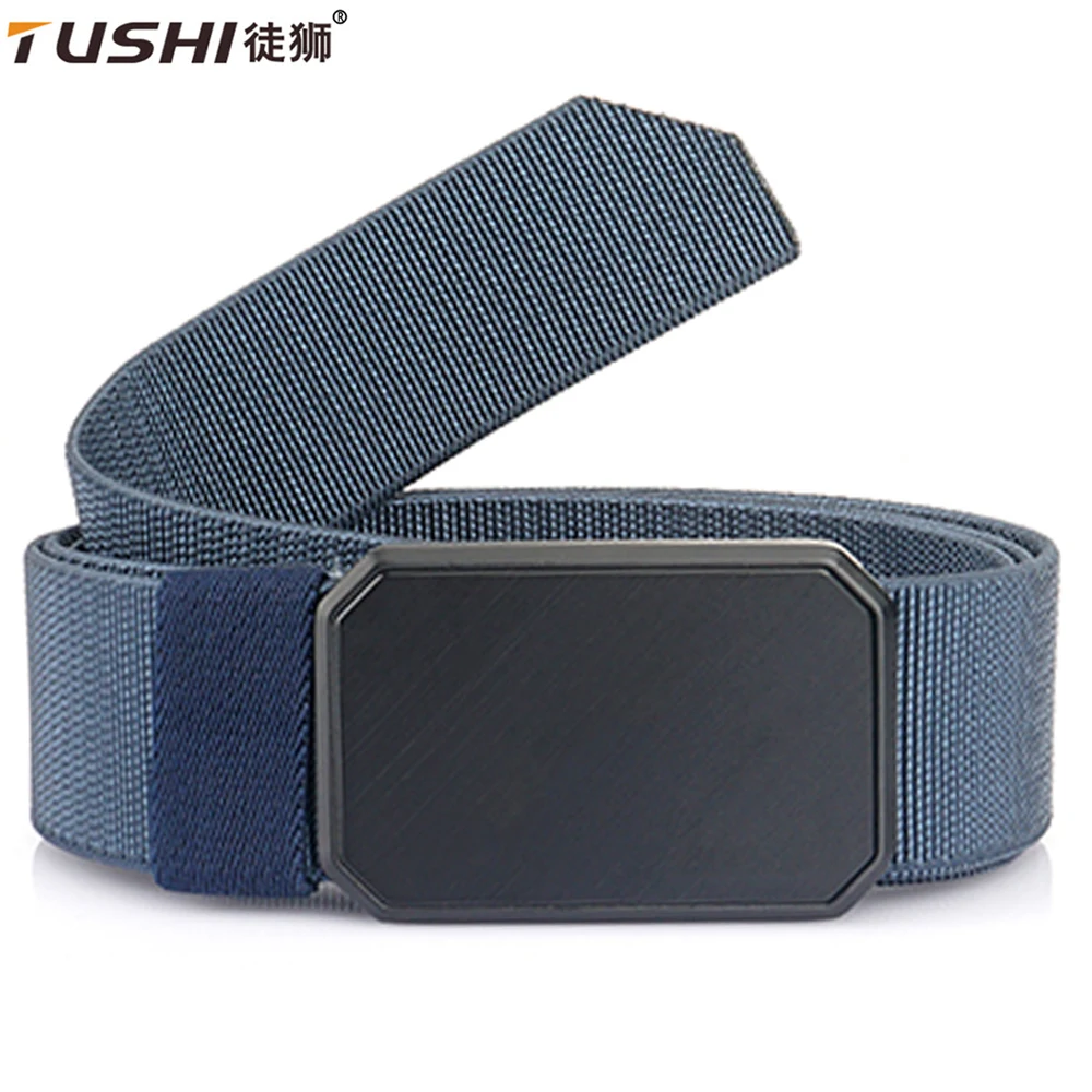 

TUSHI Men Army Outdoor Hunting Magnetic Tactical Belt Multi Function Combat Survival Quality Marine Corps Canvas For Nylon Belt