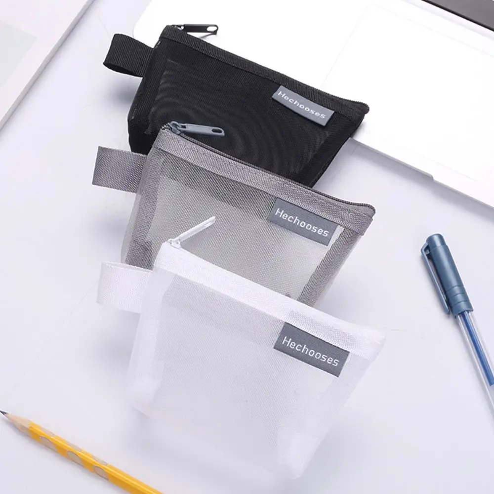 بلوتوث سماعة شبكة محفظة نسائية للعملات المعدنية ثلاثي الأبعاد نايلون عملة حقيبة صغيرة تخزين العناصر حقيبة مستحضرات التجميل الصغيرة اللوازم المدرسية