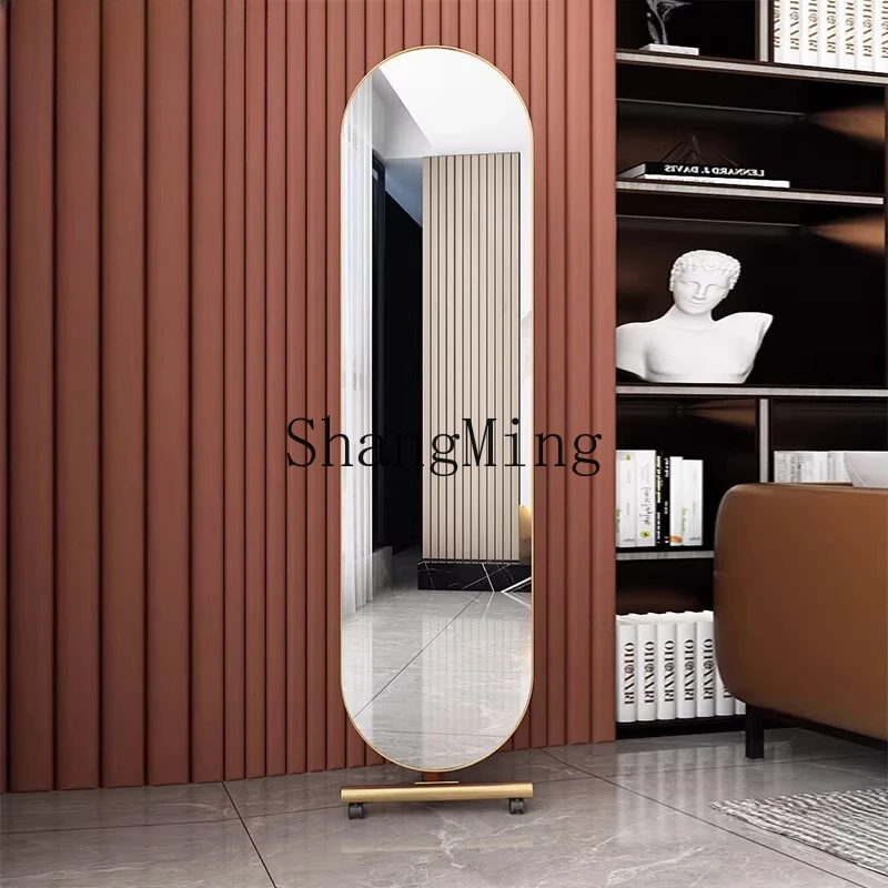 

ZYYlight luxury full-body mirror floor-to-ceiling home living room bedroom removable dressing mirror
