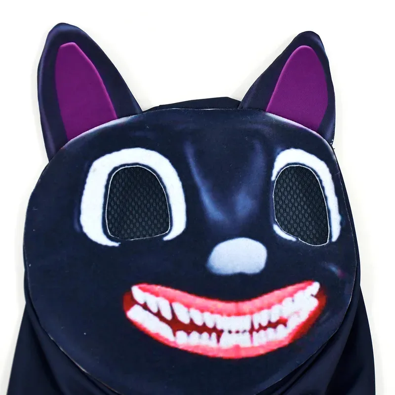 Fantasia Halloween Costume For Kid Anime Black Cat Cosplay Boy Girl Bodysuit Jumpsuit Cartoon Disfrace Carnival Party Clothing