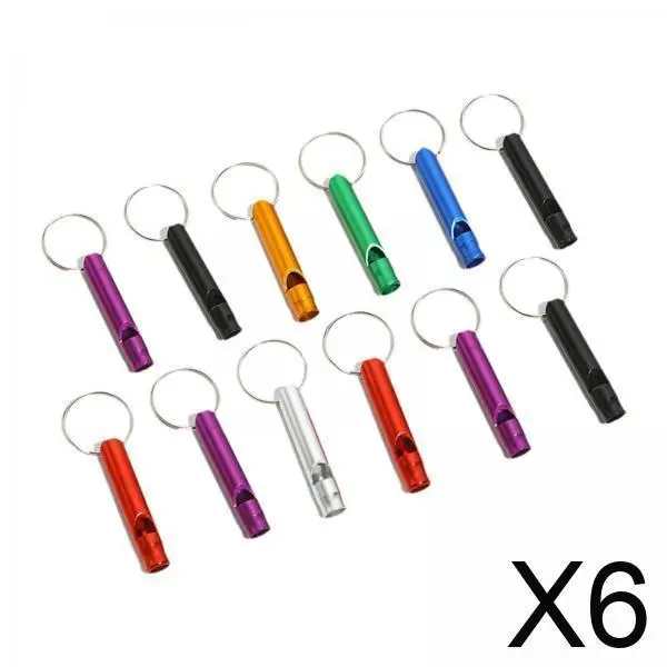 

Loud Emergency Survival Whistle Aluminum Alloy Compact Design Professional Training Whistle for Hiking Camping and Adventure