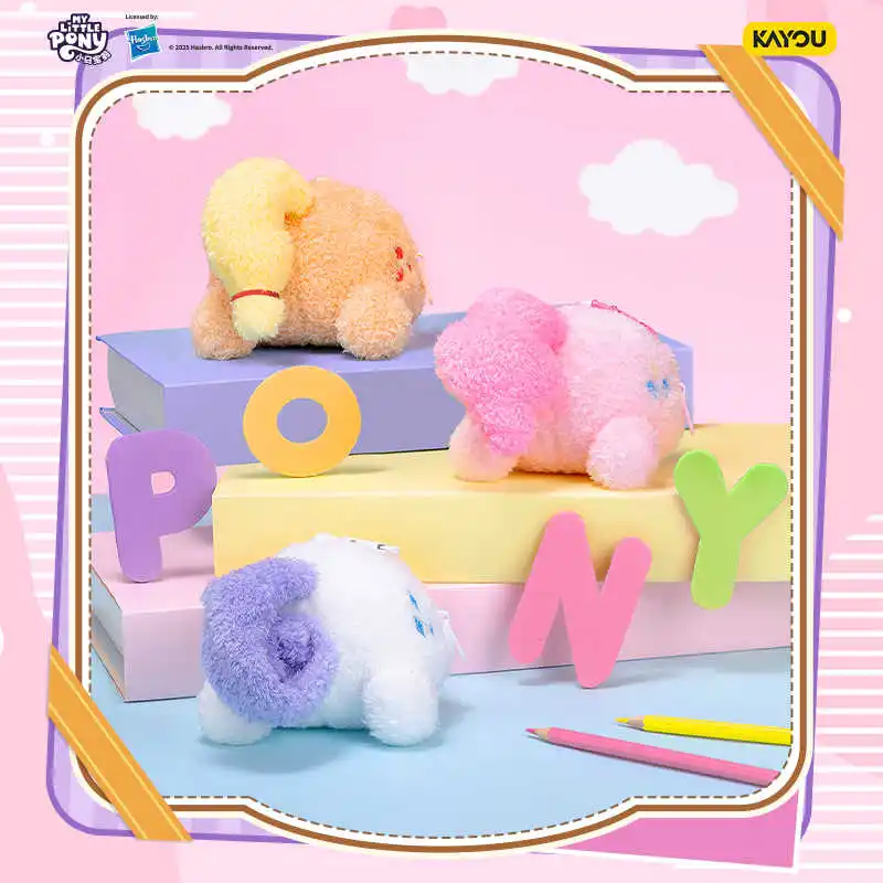 KAYOU My Little Pony Puddles Peluche Salvadanaio Ciondolo Giocattolo per bambini con licenza ufficiale Morbido peluche da collezione