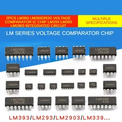 2PCS LM393 LM393DR2G Voltage Comparator IC Chip LM293 LM393 LM2903 Integrated Circuit