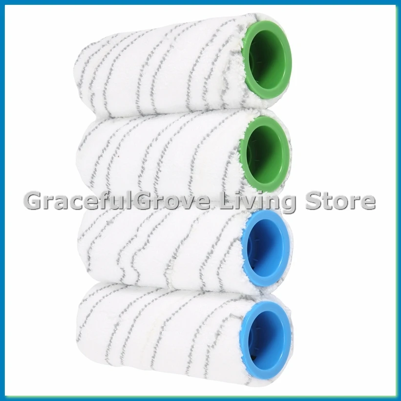 

Набор из 4 роликов для электрических полотеров FC5, FC7, FC3, FC3D, сменные ролики 2.055-007.0, серые-ABLA