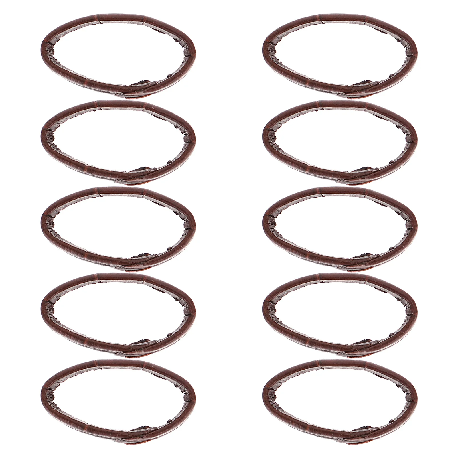 

10Pcs Watch Strap Loop Replacement Supple Wear-Resistant Watch Band Loop Repair Parts Watchband Ring Watchband