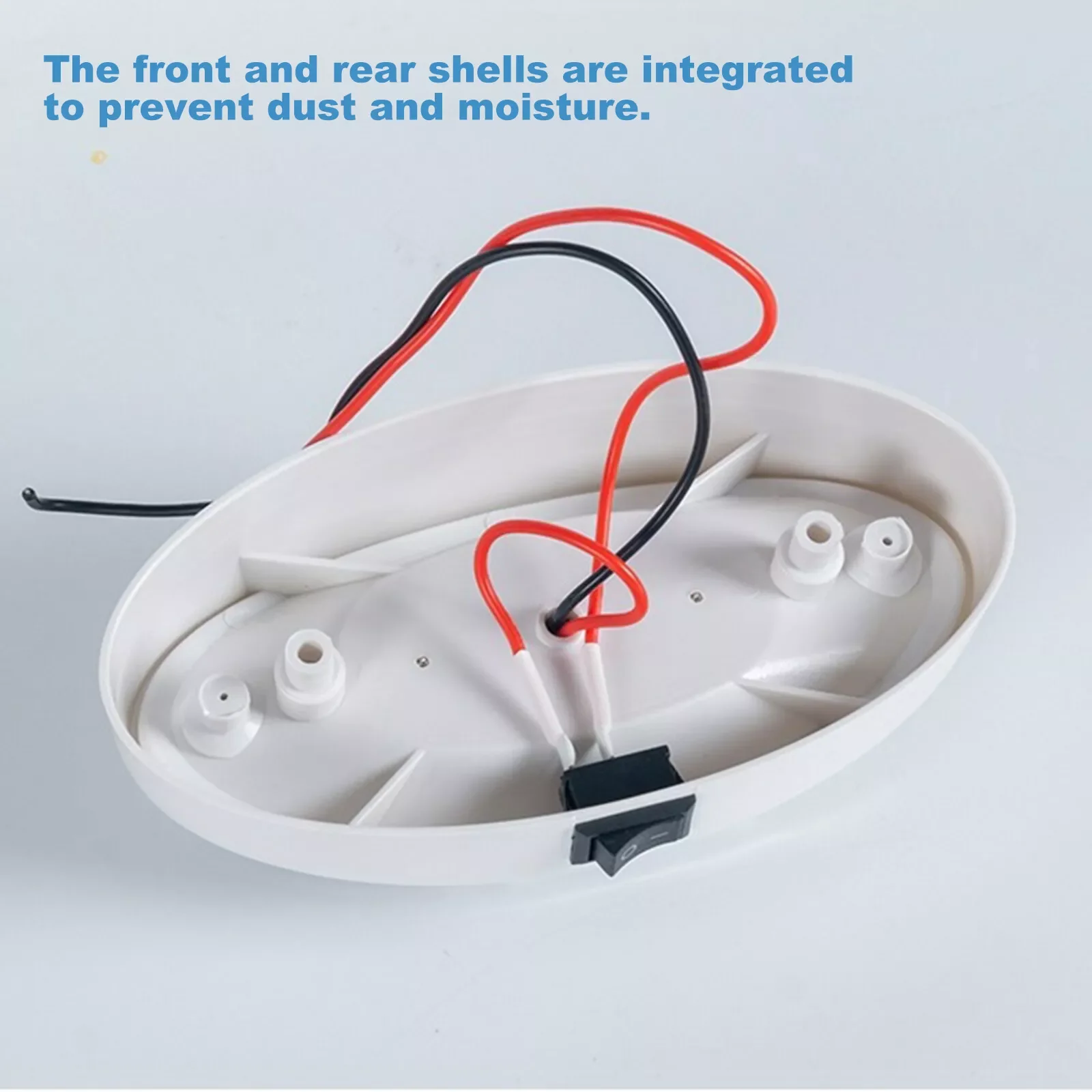 

12V LED Light With Switch For Motorhome Caravan Boat Awning Annex Tunnel Boot White Signal Lamp Car Light Accessories