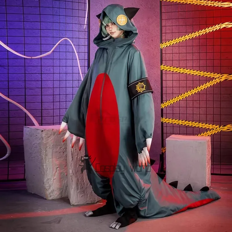 

Новый костюм для косплея по аниме Guita Gachiakuta, пижама-динозавр, униформа для Хэллоуина, карнавала, Рождества, вечеринок, ролевых игр