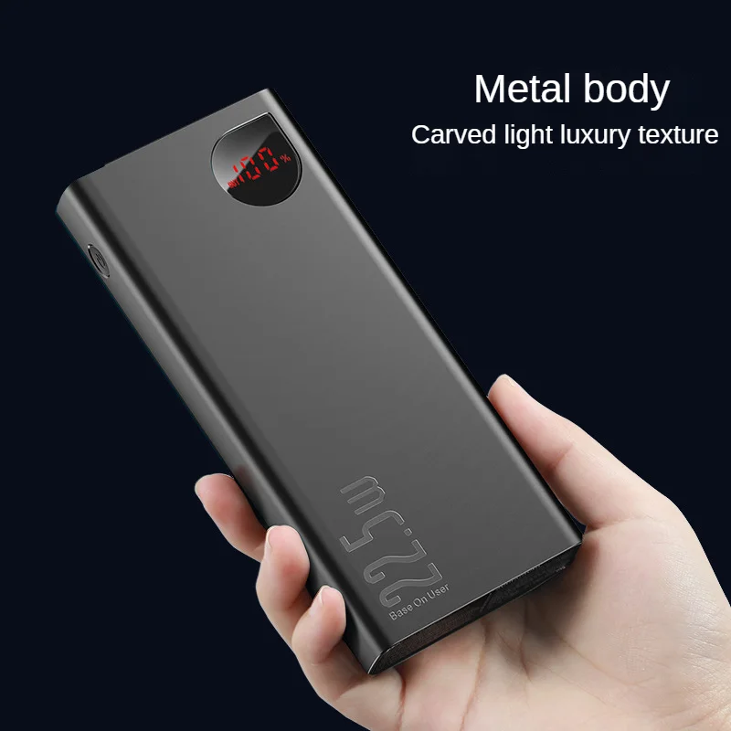 Baseus power bank 10000mAh, 22.5W PD fast charging portable power bank battery charger, suitable for iPhone 15 14 ProMax, Xiaomi