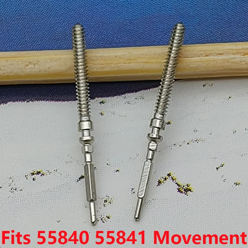 2/4PCS 55840 55841 Movement Watches Crown Stem Fits 55840 55841 Movement Watch Repair Watch Crown Stem Standard Crown Stem Parts