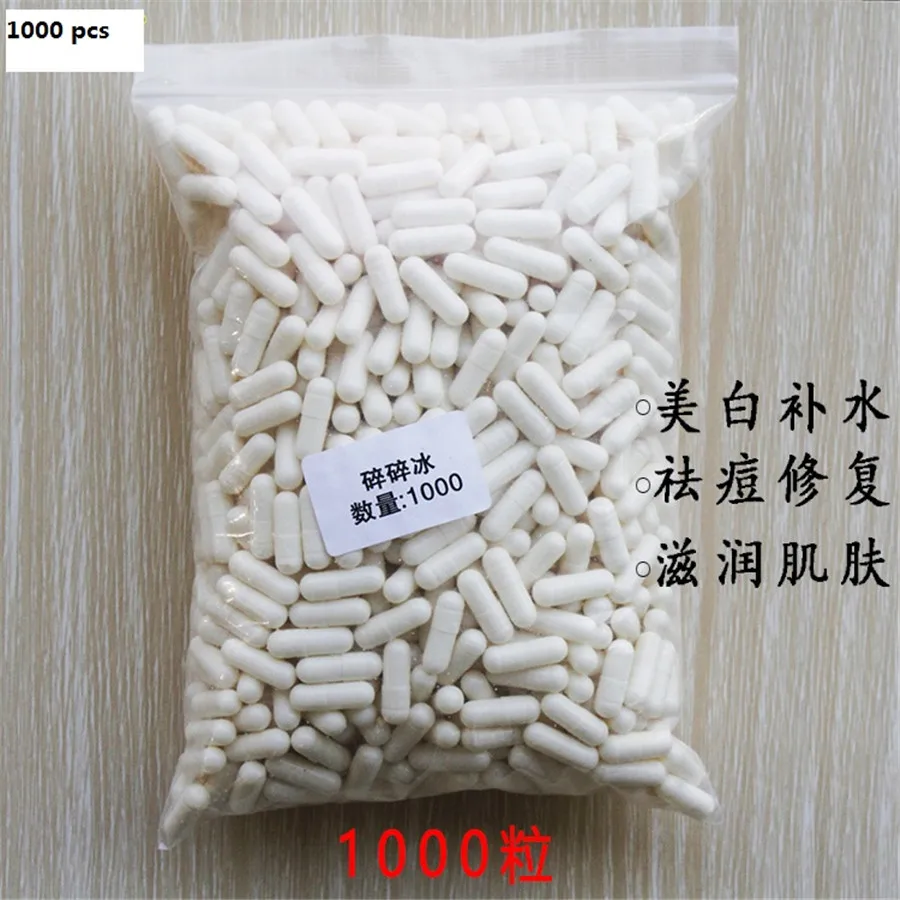 

1000pcs /100pcs Crushed Ice Hyaluronic Acid Capsule Mask Collagen Hydrating Whitening Four Seasons Sensitive Cosmetic