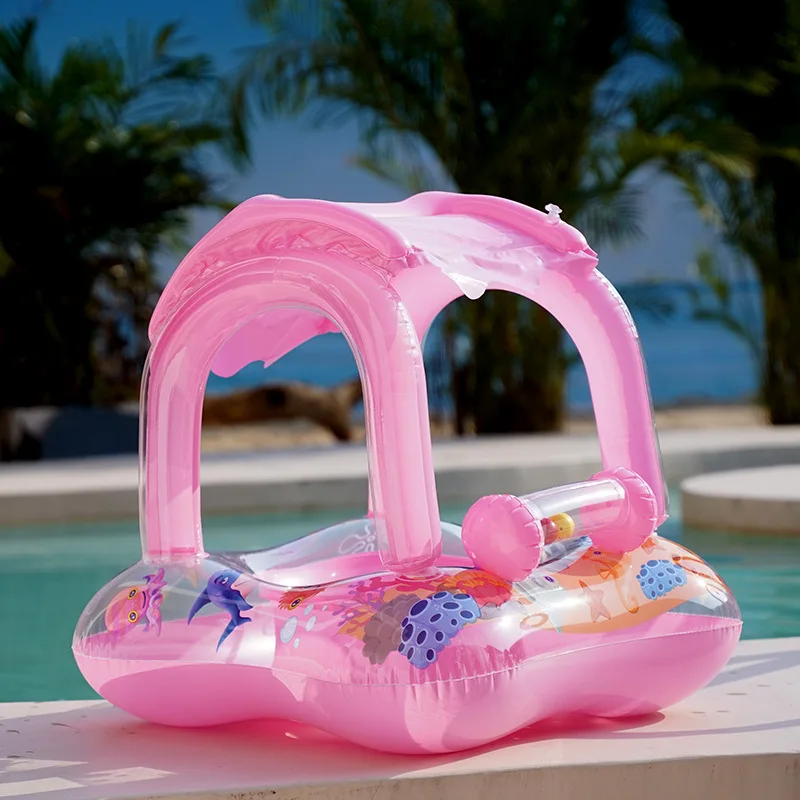 Schwimmbad Kinder aufblasbare Schwimm ring Sitz Boot schwimmende Schatten sitzen Schwimm ring Sommer Pool liefert Baby Party Geschenk