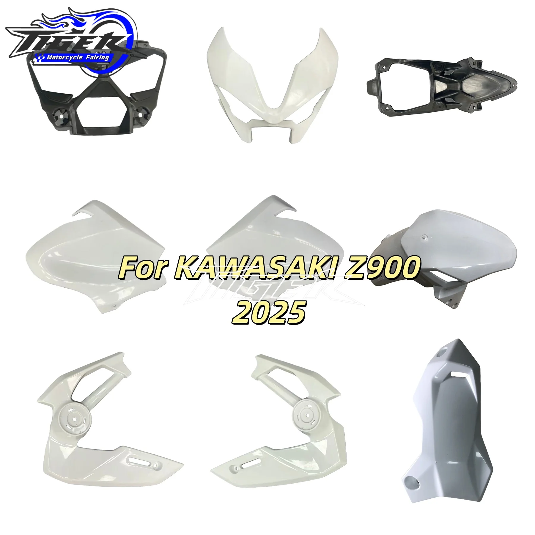 

Z-900 For Kawasaki Z9000 2025 2024 Injection Molding Unpainted Body And Frame Covers Full Fairing Kits Motorcycle Acccessories