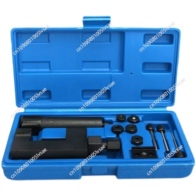 

Motorcycle 4 Pins Chain Cutter Breaker Splitter Riveting Tool Rivet Repair Set For Chain 415/420/428/520/525/530/630 Motorbike