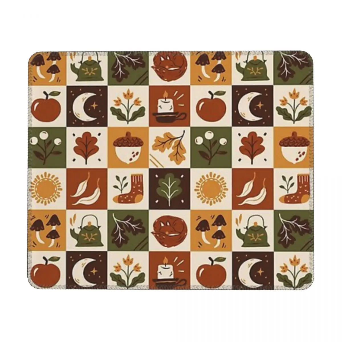 Fall Equinox Mouse Pad Computer Laptop Non-slip Keyboard Desk Mat Mousepad