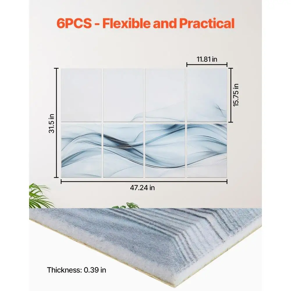 Acoustic Soundproof Foam Panels 8 Pack Self Adhesive 15.8 x 11.8 Inch for home Studio Treatment