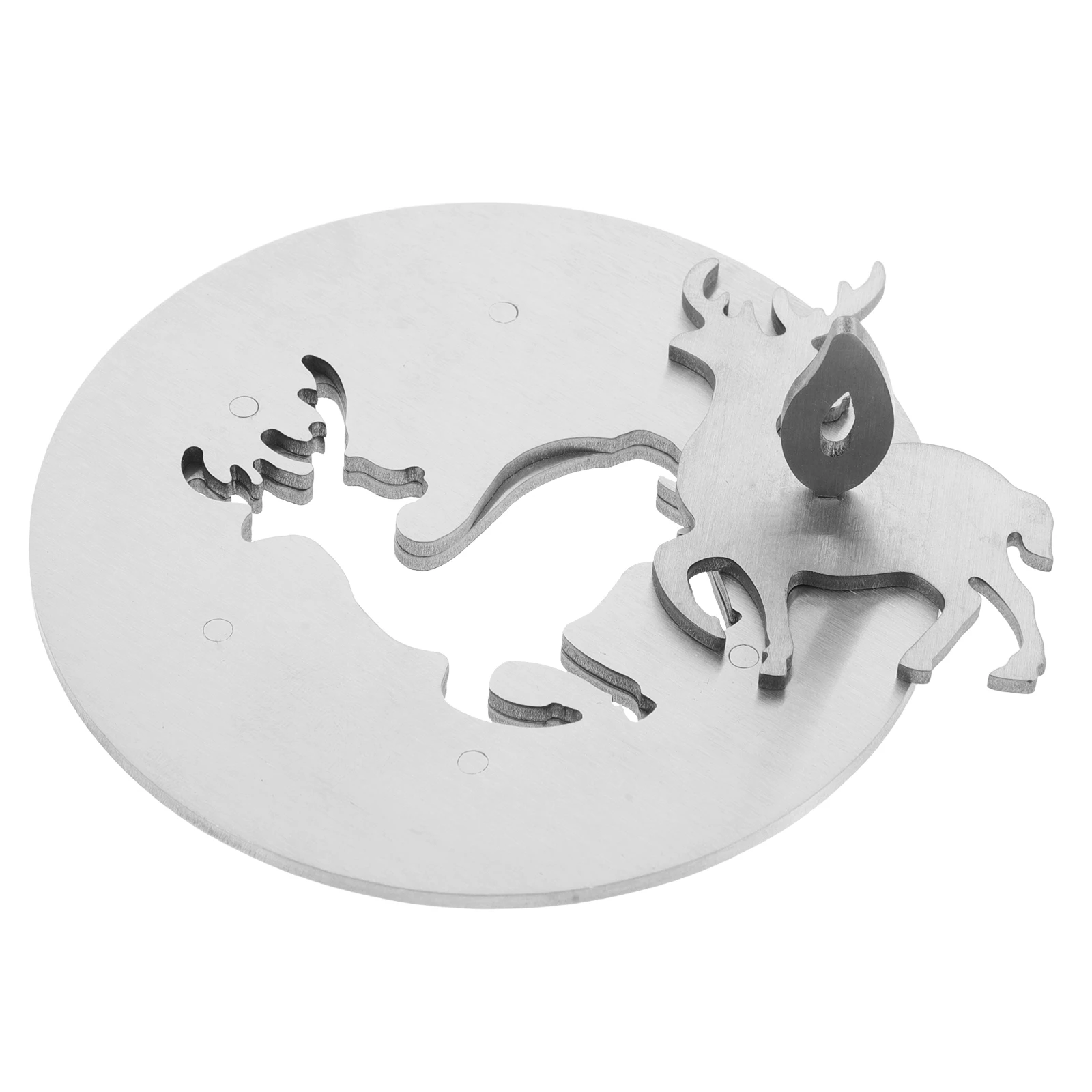 

Cover Candlestick Lid Evenly Burning Scented Jar Melting Accessory Metal Topper Round Wax Lid Heat Proof Stainless Steel