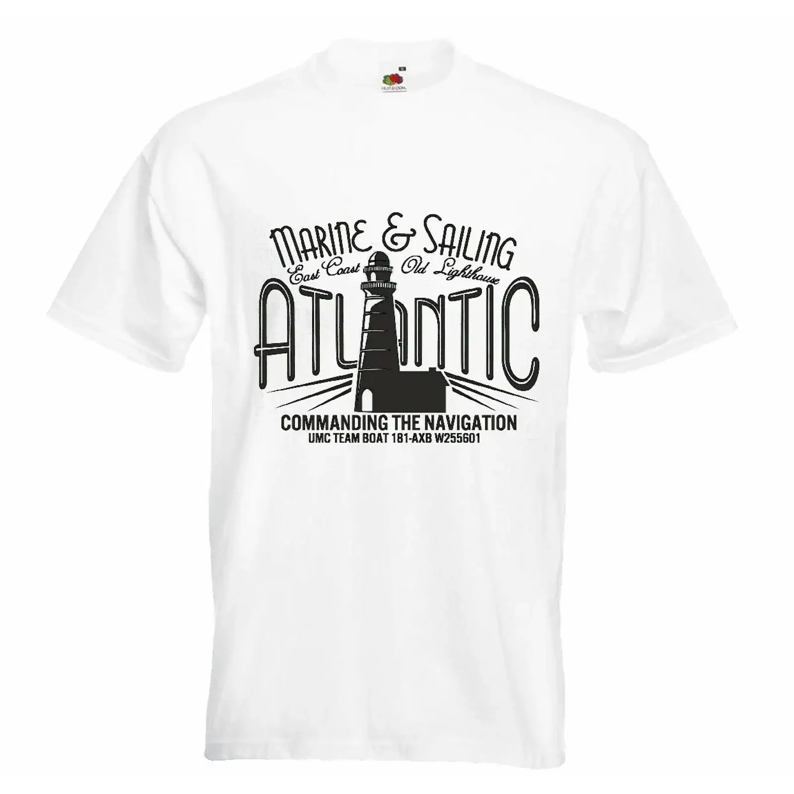 Camiseta vintage lavada y elástica con estampado de calavera de ancla para uso diario: Marina, Navegación, Atlántico, Leuchtturm, Nordsee, Ostsee, Pirata