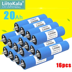 16pcs LiitoKala 3.2V 20Ah LiFePO4 battery cell Lithium iron phosphate deep cycles for Diy 12V 24V 36V 48V solar energy UPS power