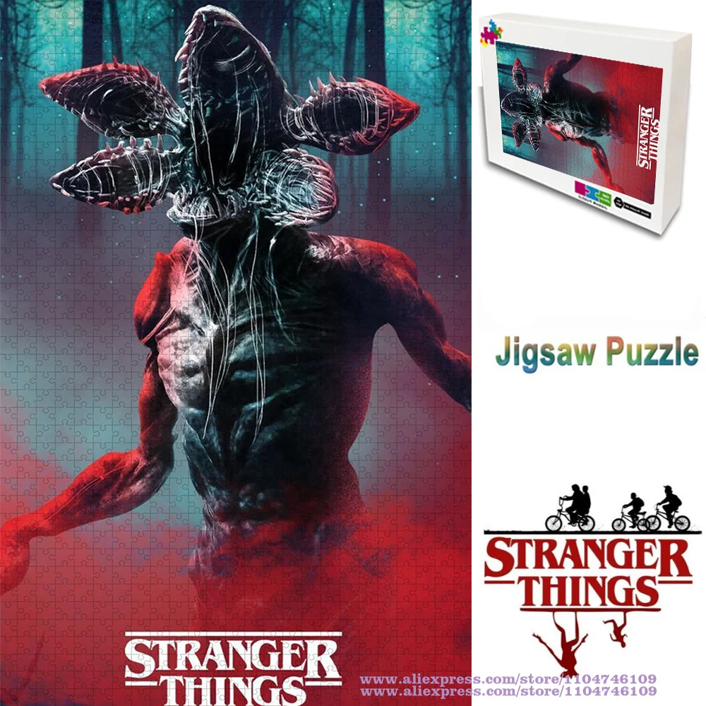 Fremde Dinge Puzzle 108/200/300/500/1000/1500 Teile Intelligenz Puzzles Weihnachten/Geburtstagsgeschenk mit gedruckter Box