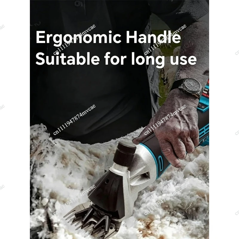 Electric Cordless Sheep Shears Adjustable Speeds Electric Shearing Machine 13 Tooth Stainless Steel Blade for Farm Sheep, Goat