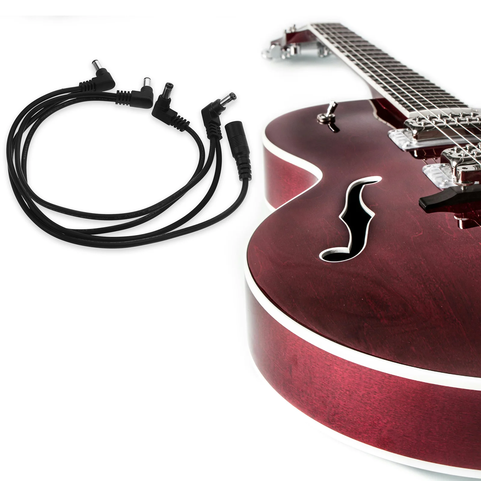 

s Guitar Effect Cable 4ft 6ft 10ft Stable Signal Transmission Patch Cord for Electric Acoustic Instruments