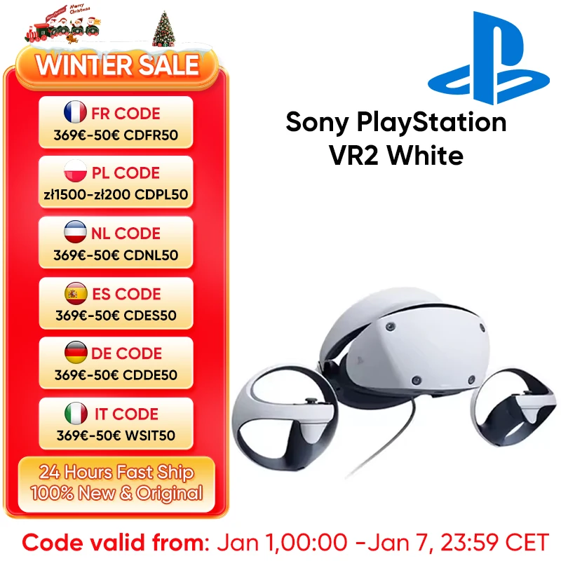 Sony PlayStation VR2 Virtual Reality PS VR2 Headset 3D VR Glasses OLED Sony PS5 PS VR Console Communicate with PS5 Playstation