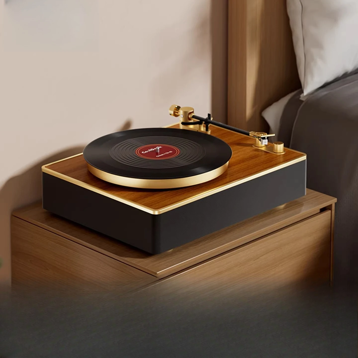 Home bluetooth stereo phonograph living room integrated retro phonograph film