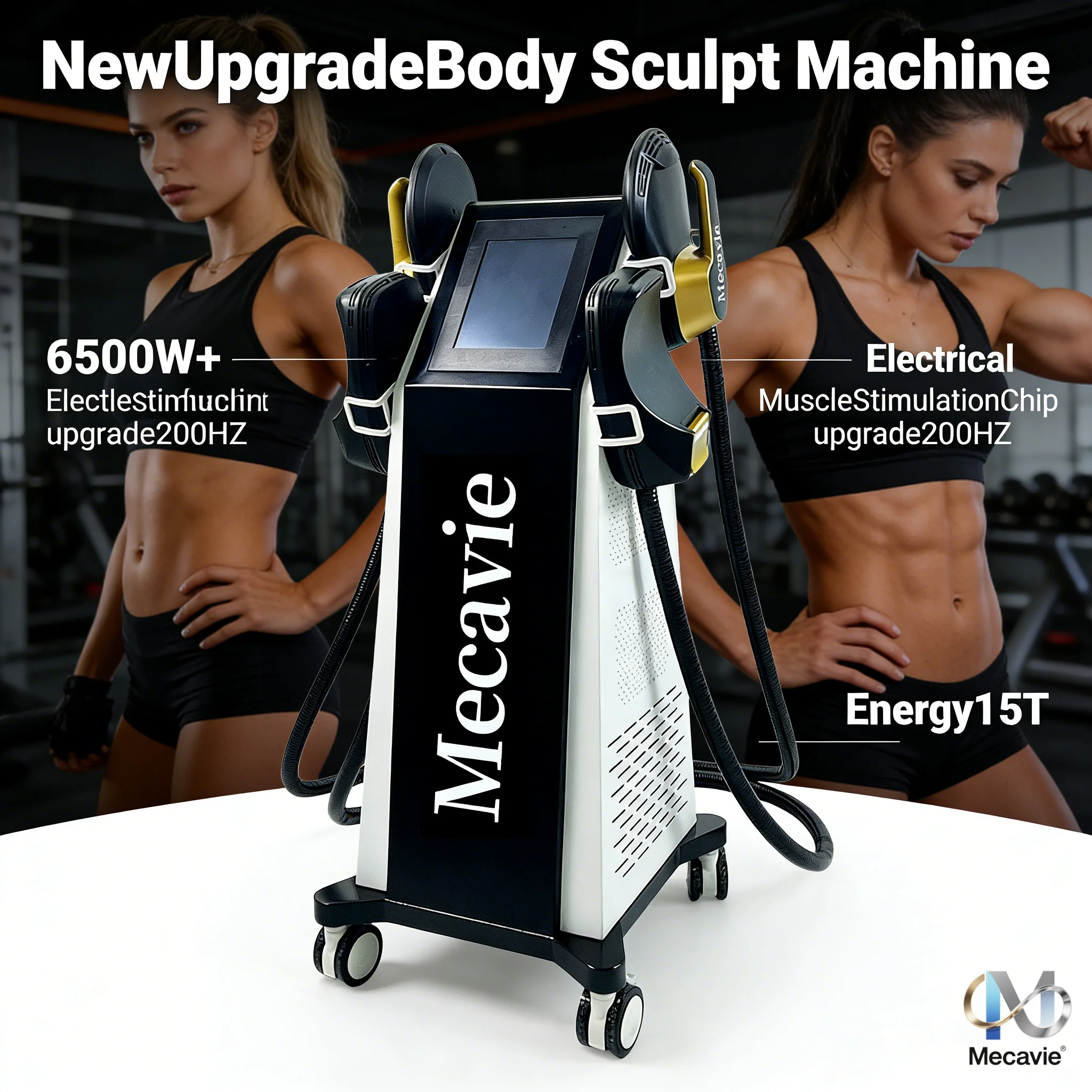 MECAVIE EMSnova PRO Ultra Therapy 15 T 6500W Hiemt Lose Weight EM Body Slim Muscle Stimulation Professional EMSnova NEO Machine