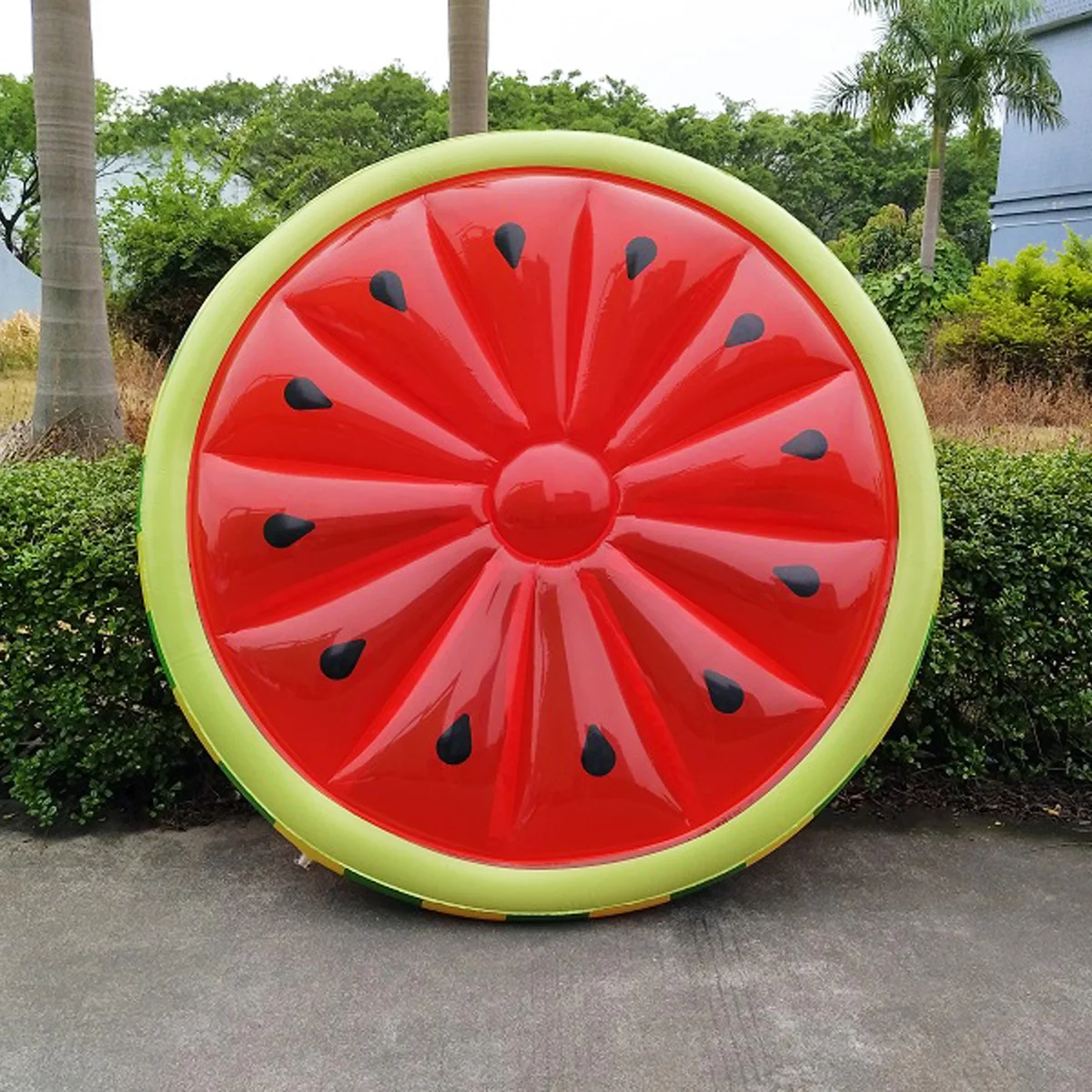 

Large PVC Inflatable Fruit Watermelon Lemon Pool Float Raft Watermelon Slice Pool Lounge Air Water Mattress Bed
