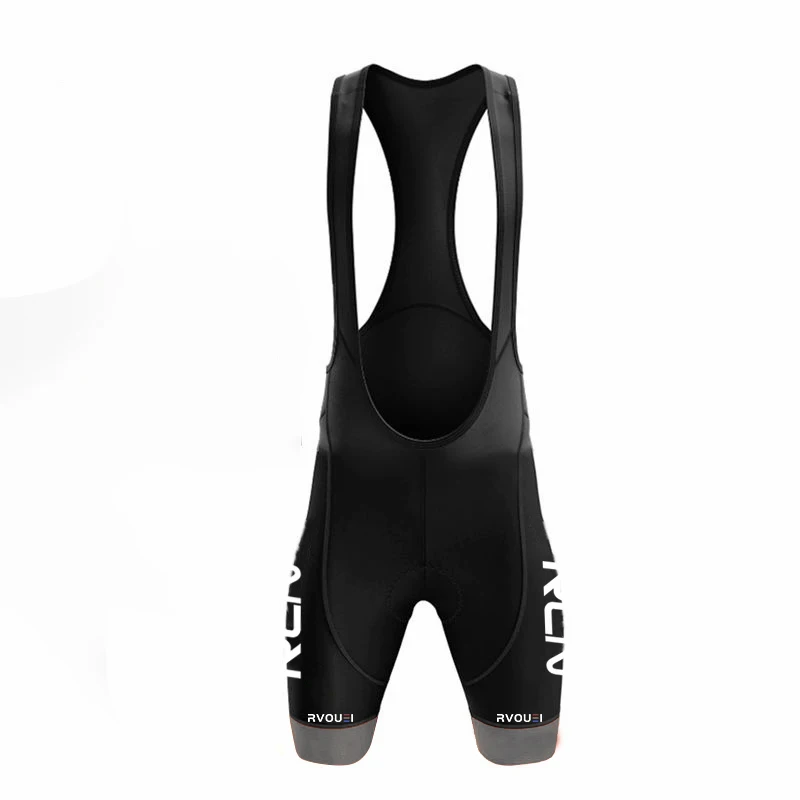 Rvouei Team Radsport 19D GEL Pad Bib Shorts MTB Schnelltrocknend Atmungsaktiv Gepolsterte Sport Fahrradtrikot-Bekleidung