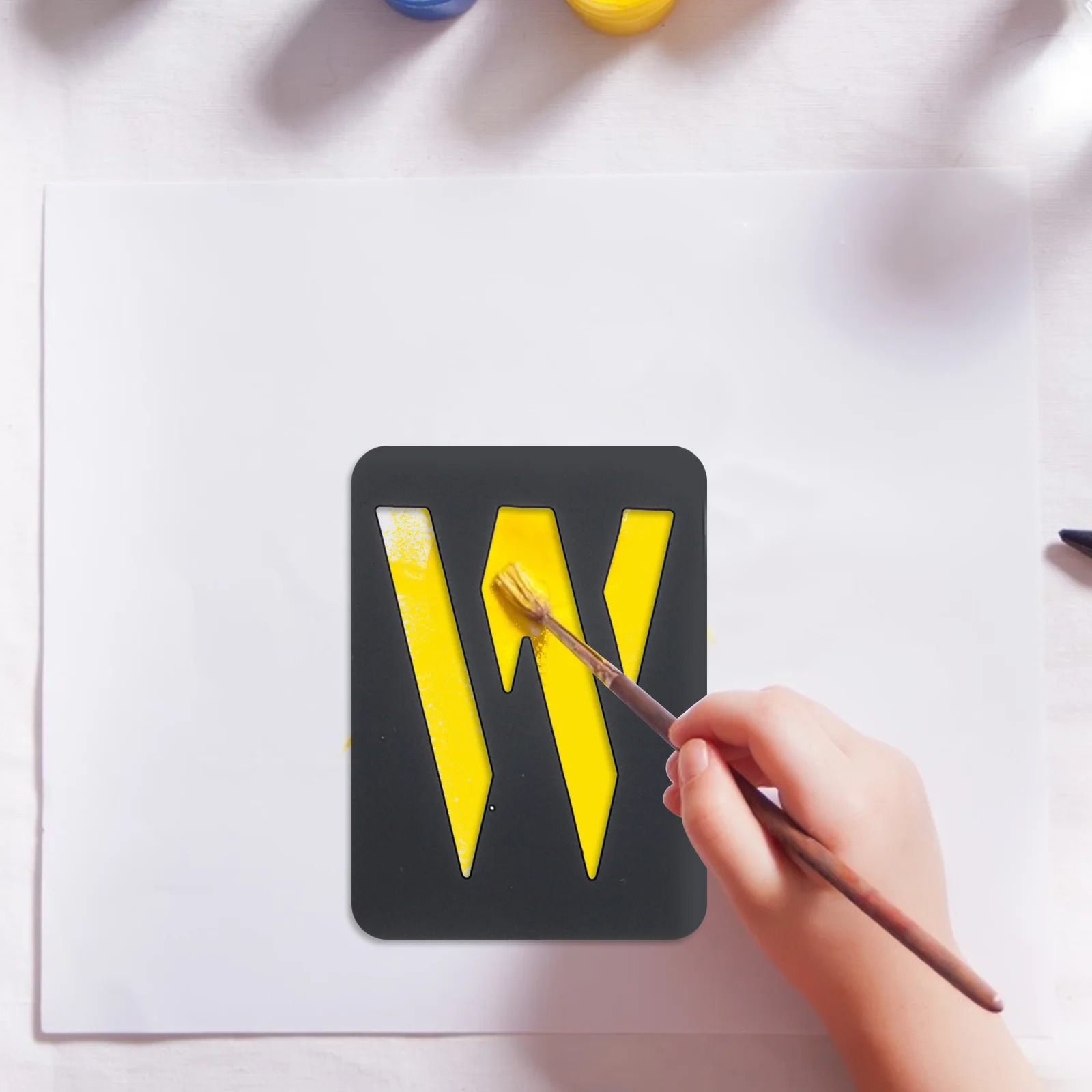 

42Pcs Symbol Number Stencils Door Sign Painting Supplies DIY Craft Templates Letter Stencils Letter Symbol Painting Stencil