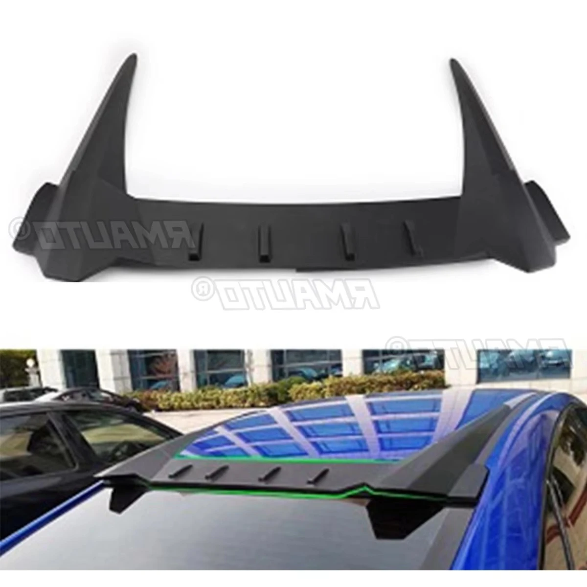 

Для Honda Civic TYPER 8-го поколения 2006-2011 автомобильный задний спойлер на крышу, модификация крыла, задний спойлер на крышу, внешняя часть крыла