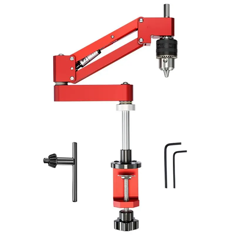 

Кронштейн для ручной дрели MAKE-CNC из алюминиевого сплава для нарезания резьбы, вспомогательный инструмент для горизонтальной и вертикальной нарезки резьбы своими руками