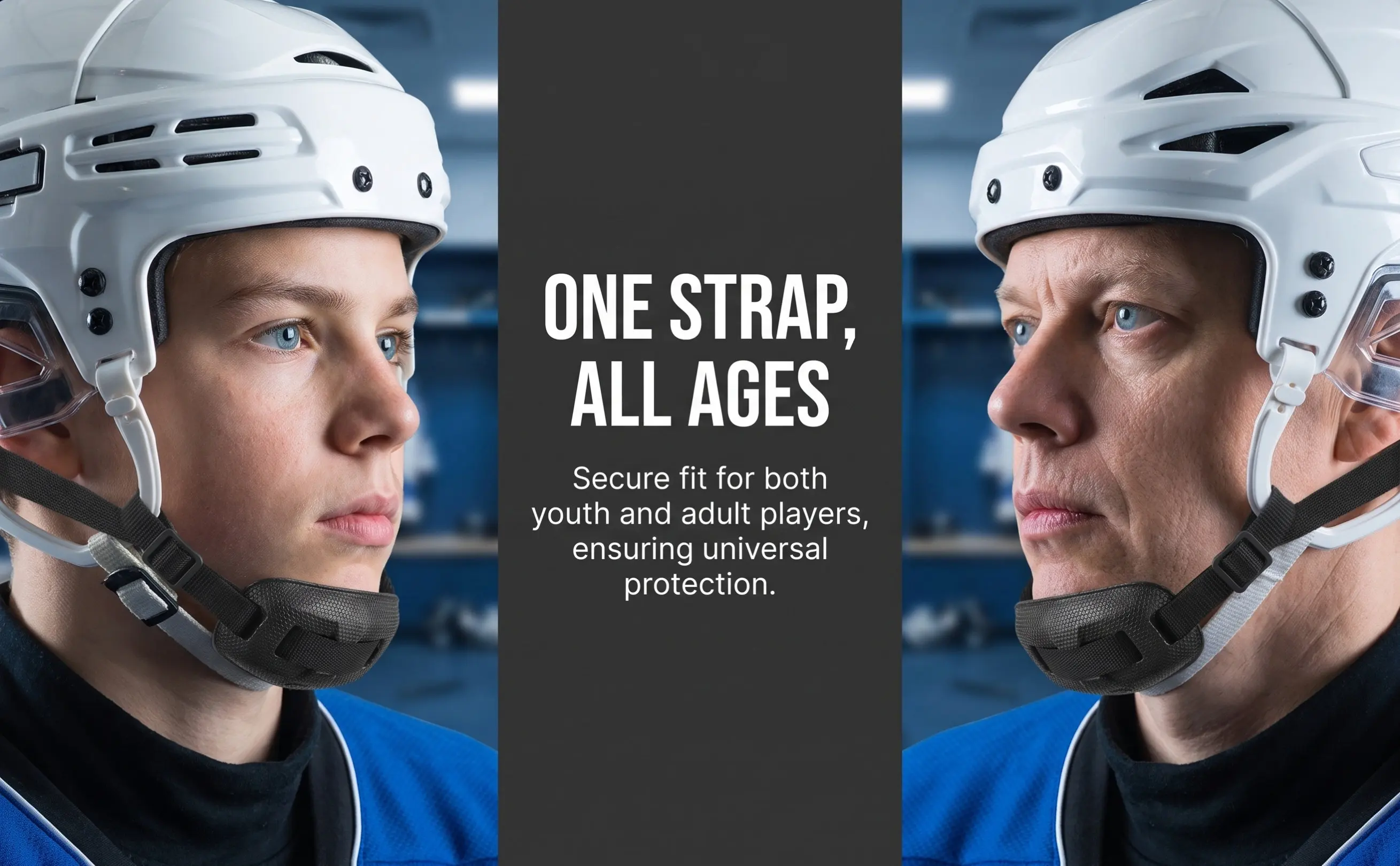 Padded Foam Chin Strap Adjustable Replacement for Sports Hockey Football Baseball Softball Helmets Secure Fit Universal