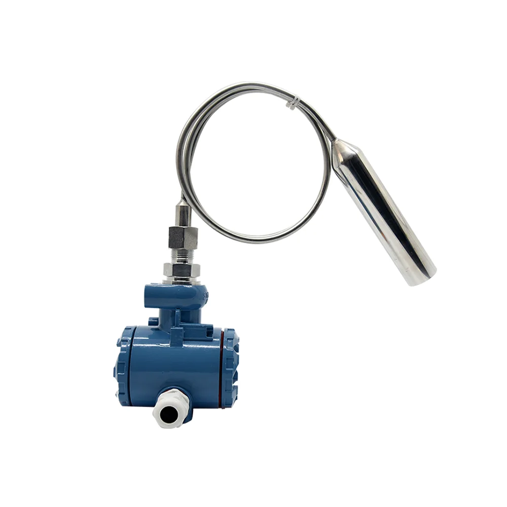 

Fuel Tank Level Meter 24VDC Two Wire 4-20mA Digital Level Indicator High Temperature Liquid Level Sensor