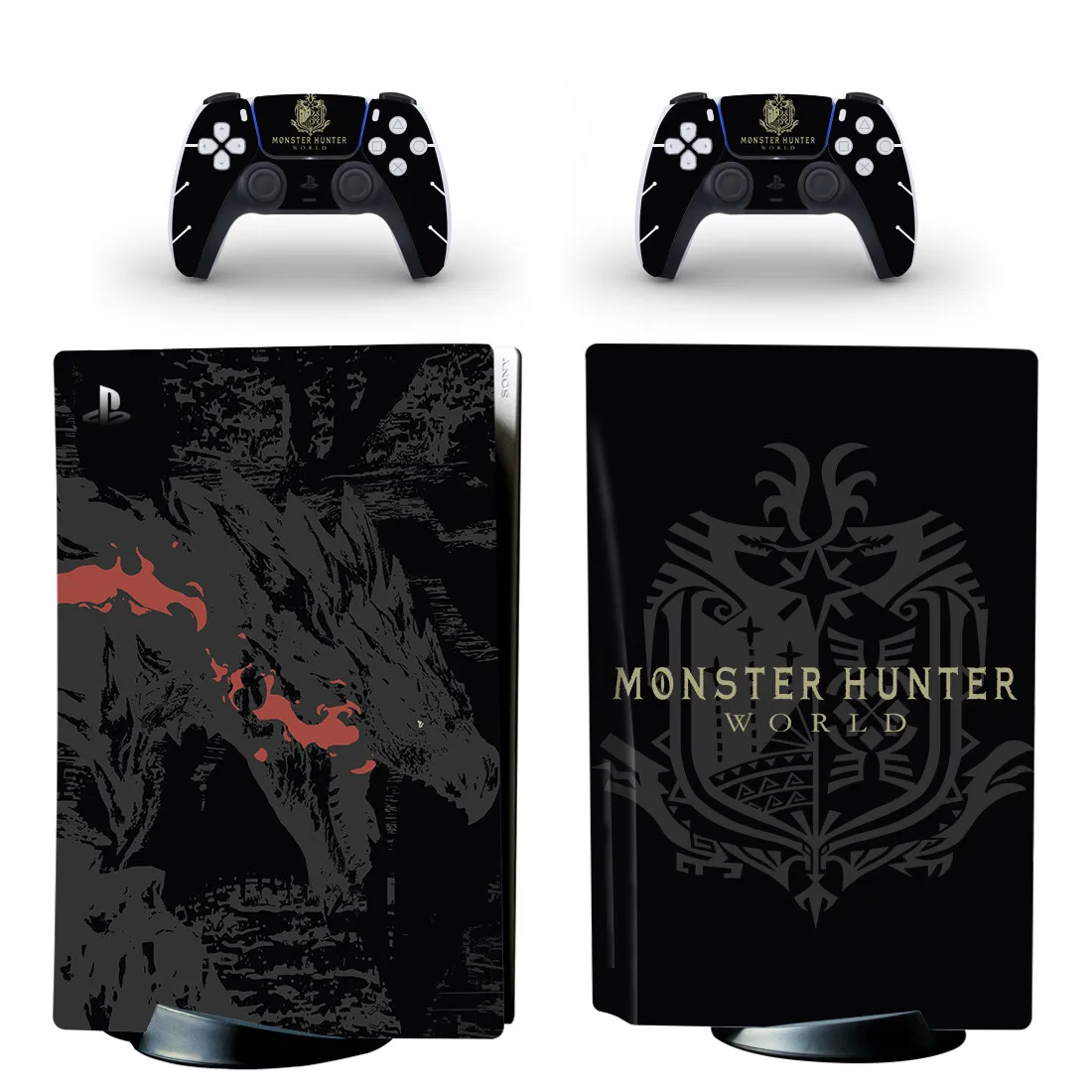 adesivo-de-vinil-para-console-e-2-controladores-decalque-capa-para-ps5-disk-monster-hunter-world-ps5-disc