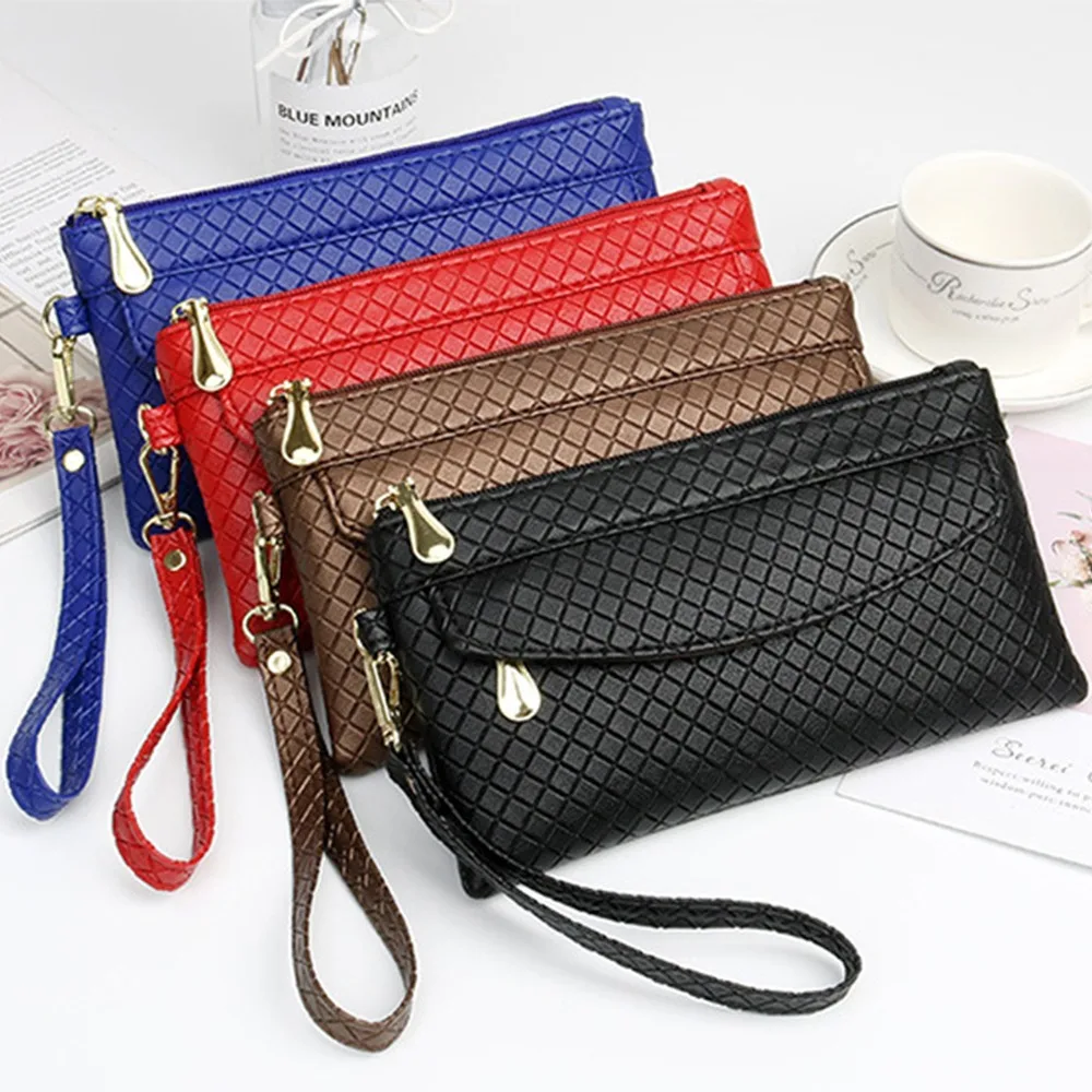 PU Leather Women Wallet Durable Portable Large Capacity Female Purse Multipurpose Coin Pocket Women