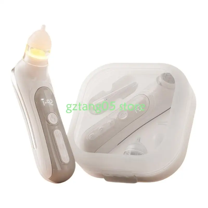 

57EE Portable Infant Nasal Aspirator Nose Cleraner Tool with Soothing Music Feature