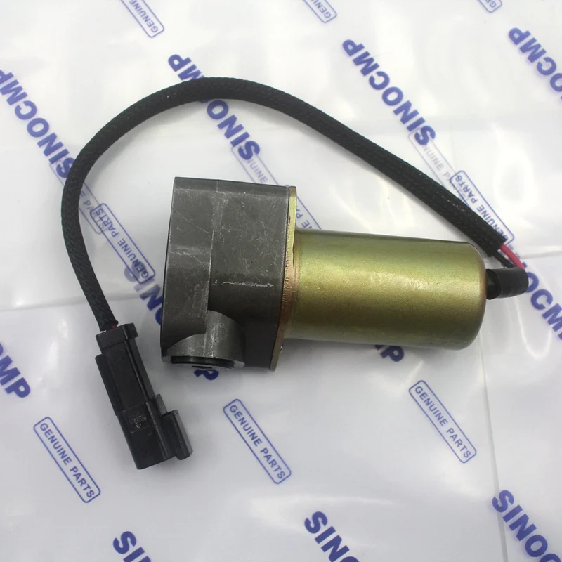 SINOCMP 702-21-07630 Solenoid Valve for Komatsu D155AX-6 D155AX-67 Solenoid Valve Excavator Aftermarket Parts 3 Month Warranty