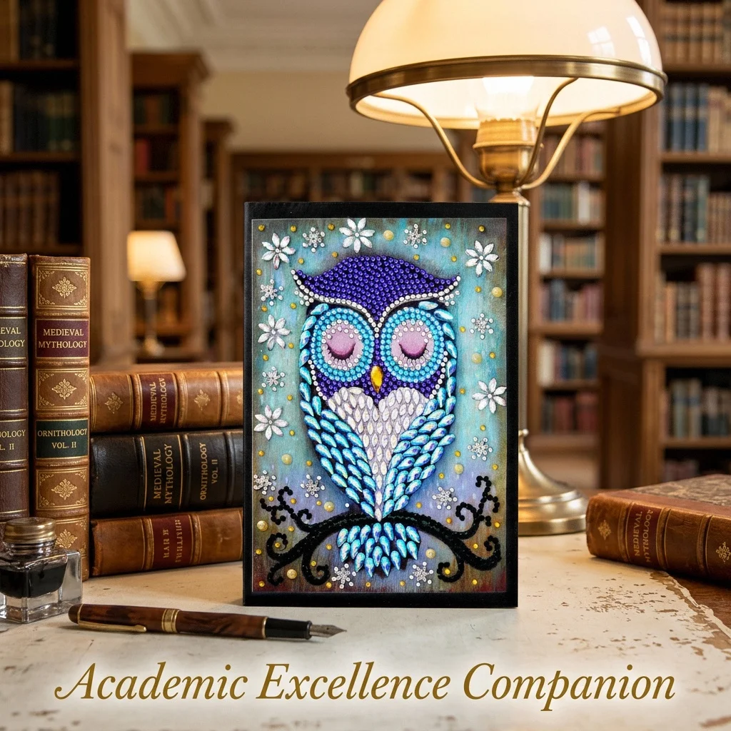 owl diary notebook New style for 2027 Gifts for adults Diamond Painting Kits Round Drill DIY Crystal Rhinestone Mosaic Art Craft