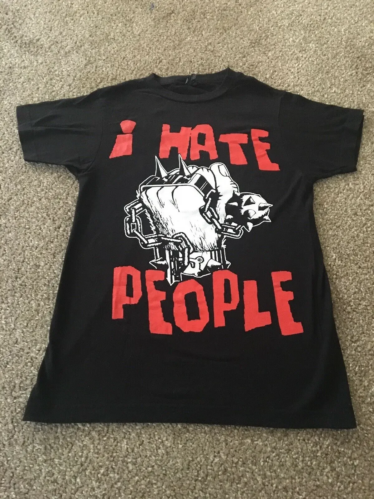 Anti-Nowhere League- I Hate People T Shirt XS