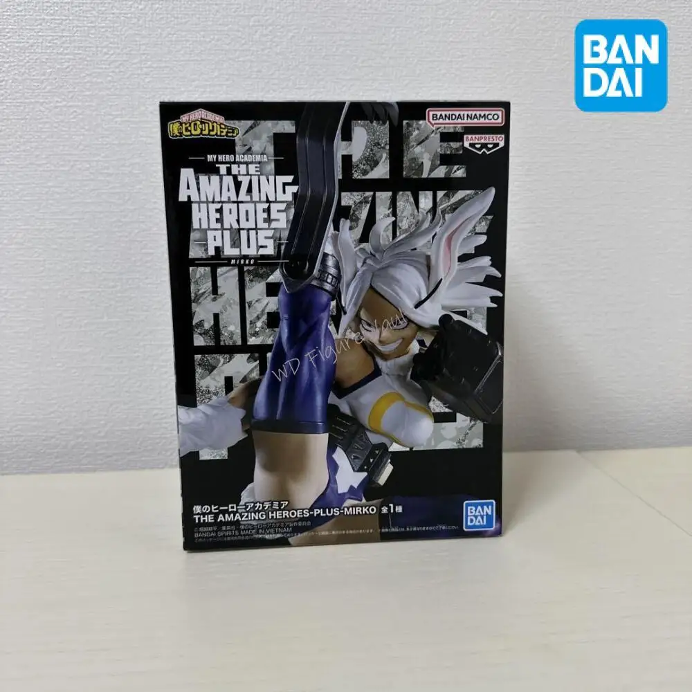 

Bandai My Hero Academy THE AMAZING HEROES-PLUS-MIRKO, 16 см, фигурка из ПВХ, высокодетальная Коллекционная модель, игрушка в подарок