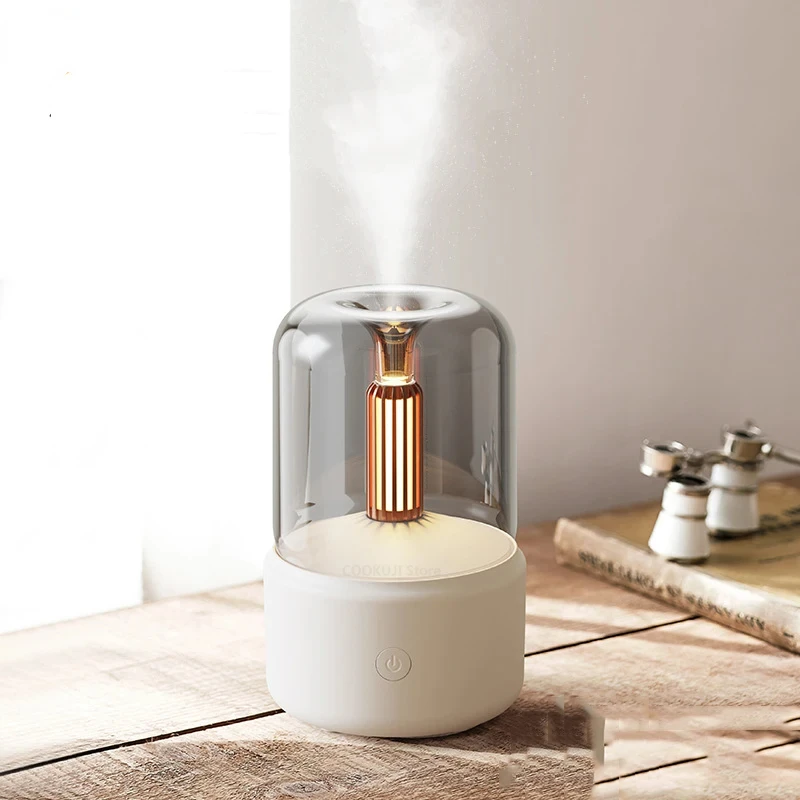 Simulation Candle Light Aromatherapy Machine Machine Home Aromatherapy Essential Oil Ultrasonic Atomization Aromatherapy