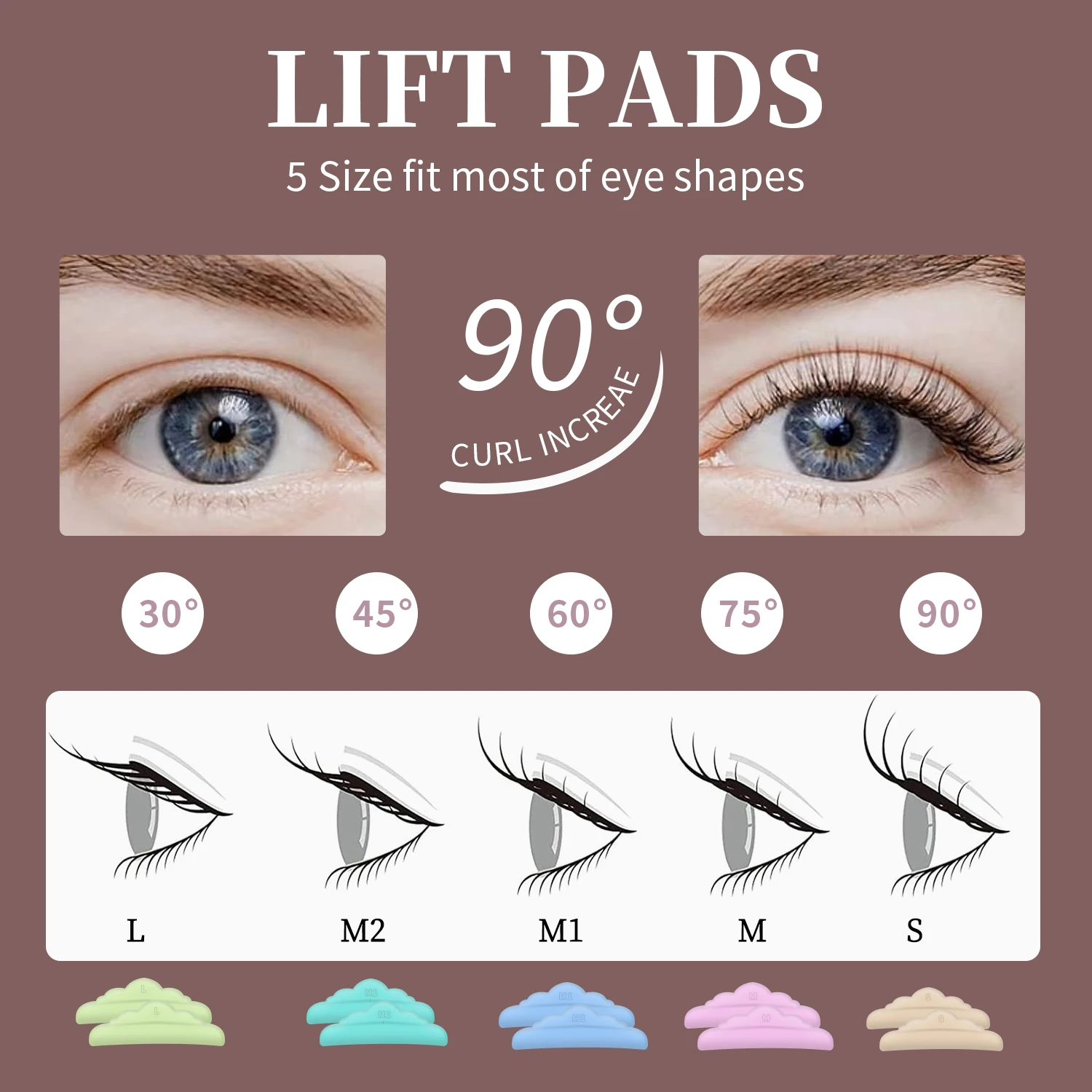 ICONSIGN Neues Wimpernlift- und Tönungsset, professionelles Wimpernlifting, Calia, Dauerwelle, Wimpern, Tönung, Augenbrauenfärbung, Augen-Make-up-Tools