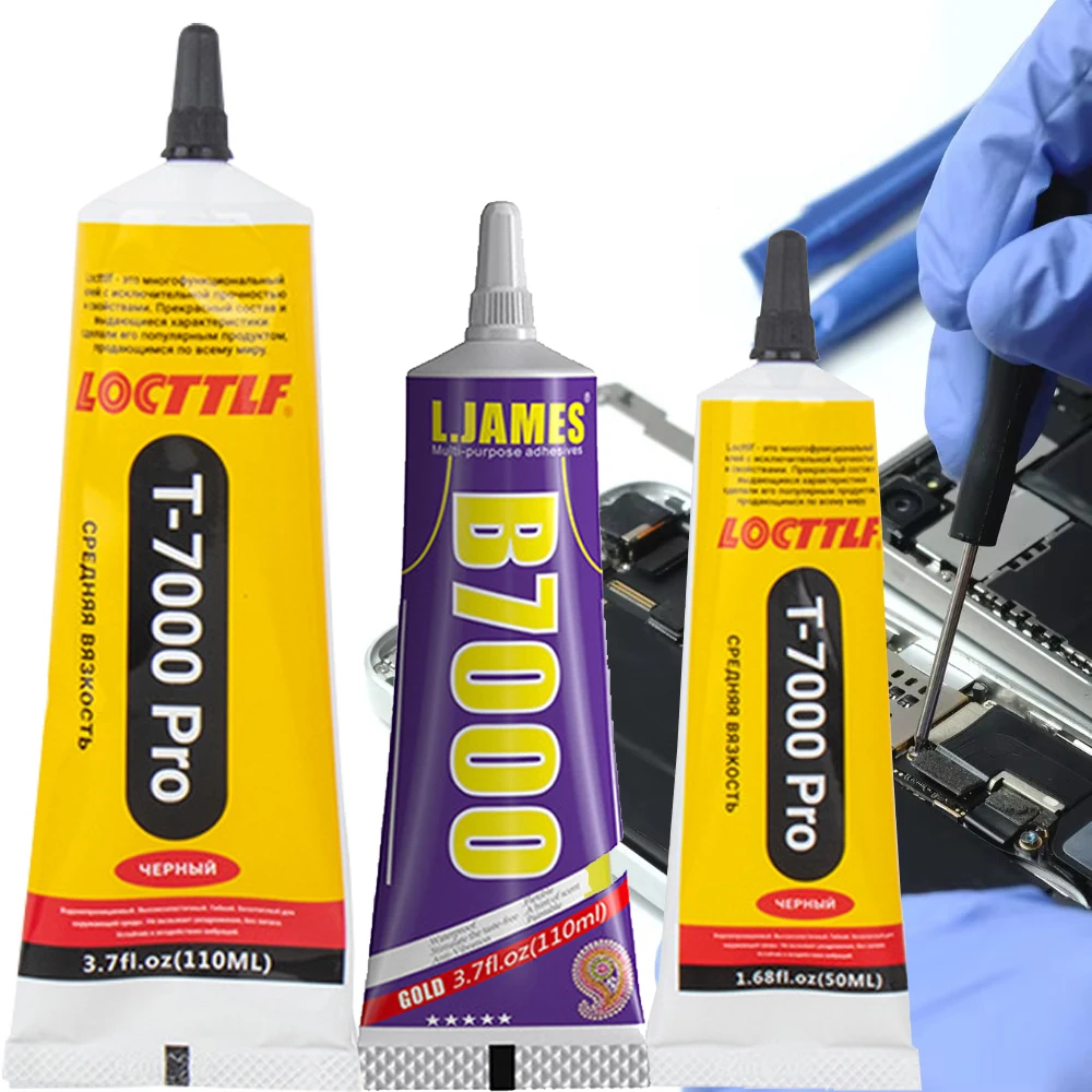 

Клей T7000 черный мягкий, 15/50/110 мл | Антивибрационный универсальный клей для ремонта рамки сенсорного экрана компьютера и мобильного телефона